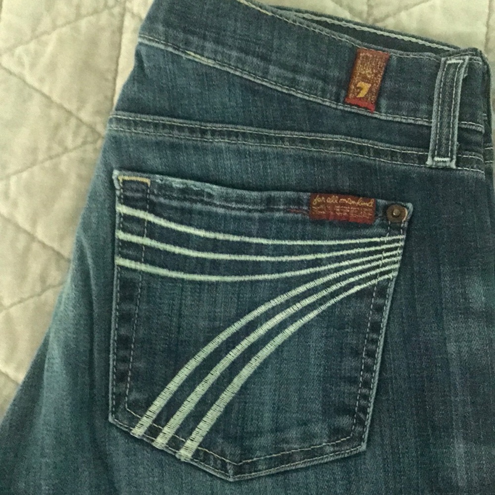 7 for all Mankind dojo style - 38 1/2” long.